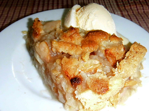 りんごのクランブルパイ Apple Crumble Pie アメリカ りんごのレシピ りんご大学