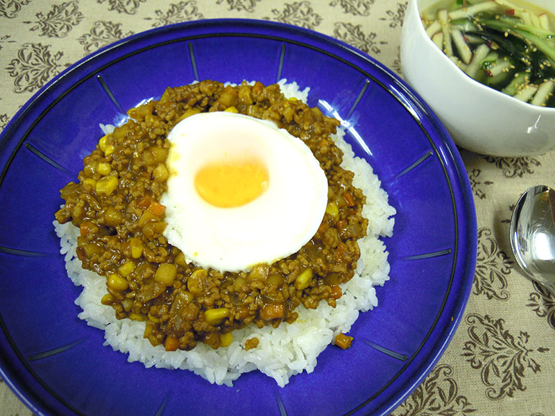 りんごたっぷりキーマカレー