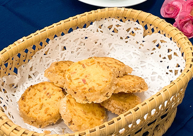 りんごチップスのクッキー(完成画像)