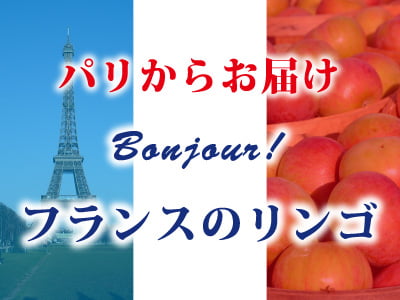 パリからお届け フランスのリンゴ　バナー画像