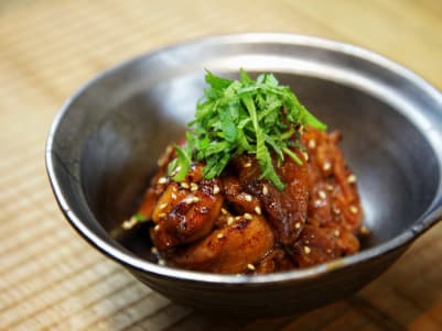 りんごと鶏もも肉のやわらかメープル煮 画像