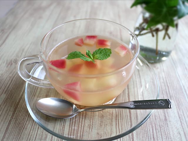 りんご酢ゼリー 完成画像