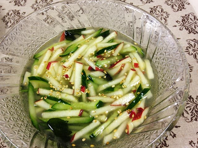 夏向けりんごスープ 完成画像