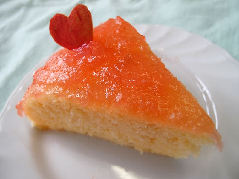 ジューシーりんごケーキ 完成画像