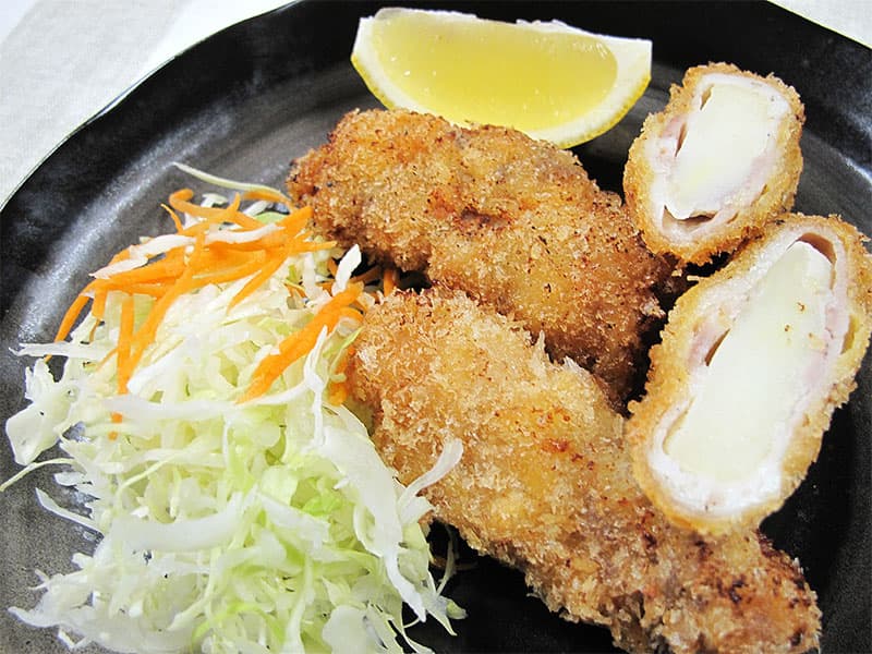 りんごの肉巻きカツ 完成画像
