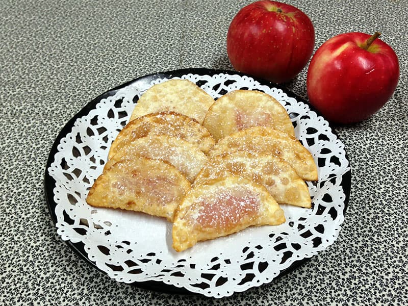 アップルパイ風スイーツギョーザ 完成画像