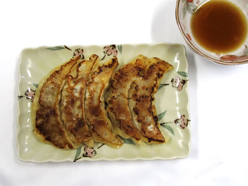 りんごとチーズのやみつき餃子 完成画像