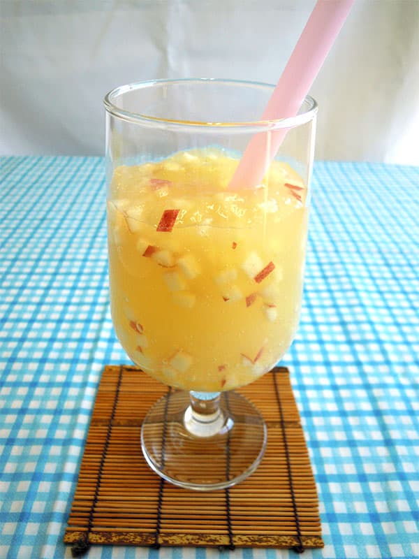 りんごの飲むゼリー　完成画像