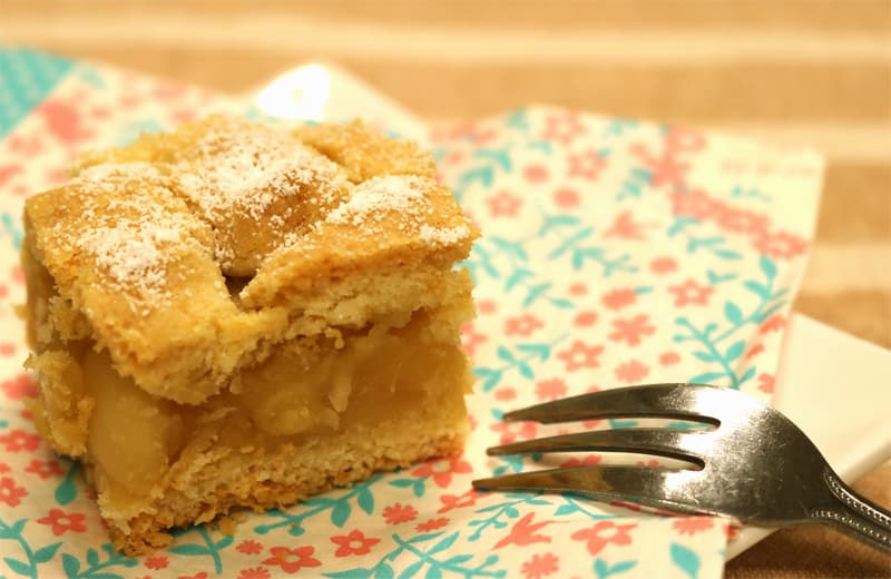 シャルロトカ（ポーランドのりんごケーキ）　完成画像