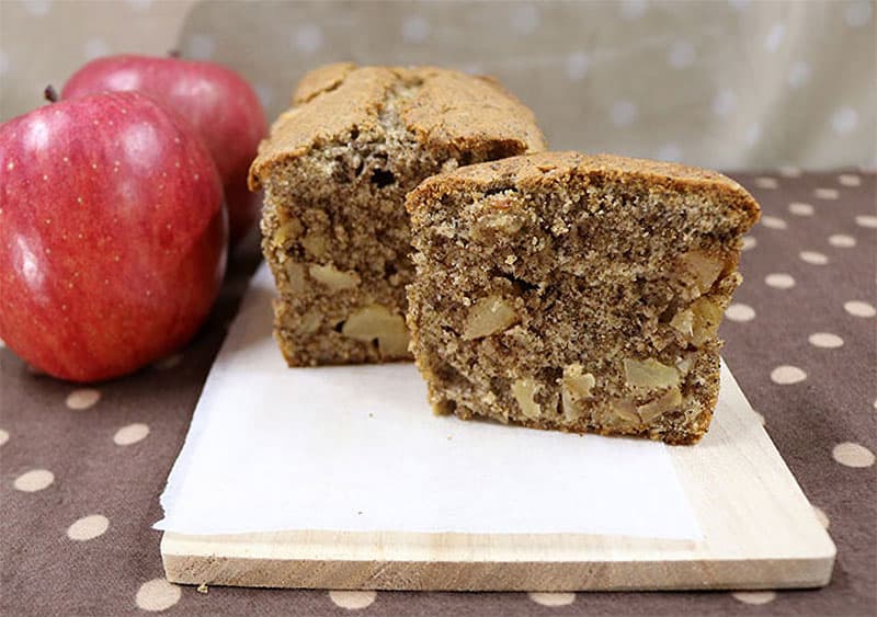 りんごと紅茶のパウンドケーキ　完成画像