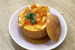 焼きりんごプリン 画像