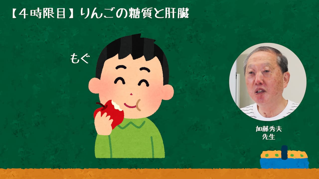 【４時限目】りんごの糖質と肝臓　説明画像6