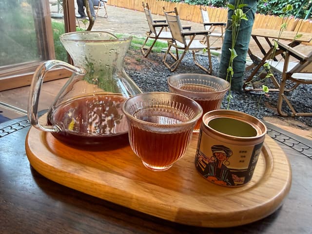 雲南省はプーアール茶で有名ですが、最近は雲南コーヒーも注目されており、オシャレなカフェがたくさんありました。 画像
