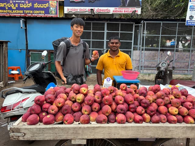インドの露店 画像