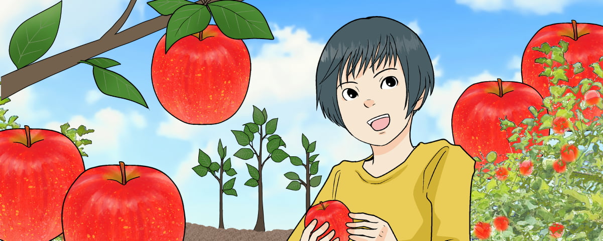 りんごの歴史マンガ画像