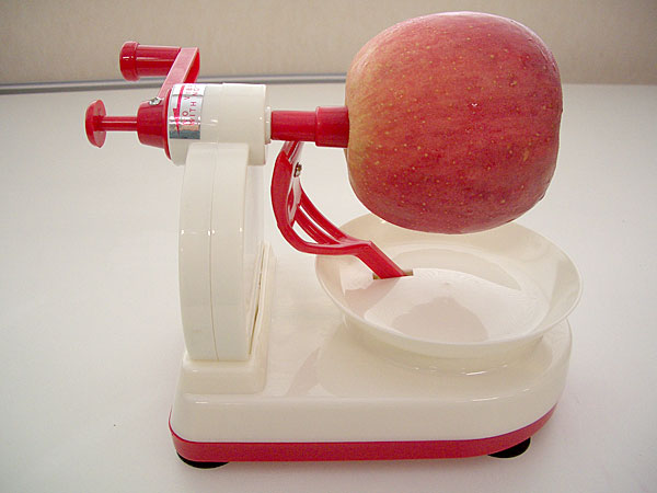 食べる りんごグッズ りんご皮むき器 りんご大学